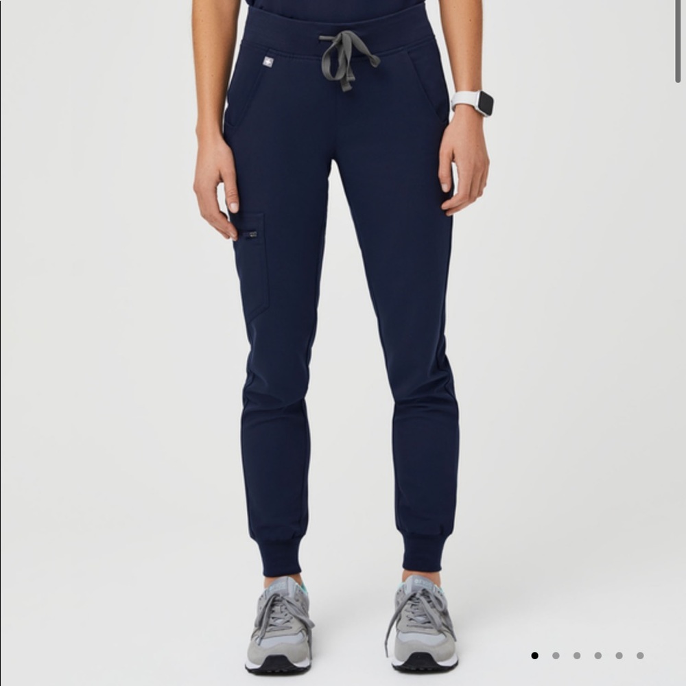 FIGS Navy Zamora Jogger Scrub Pants